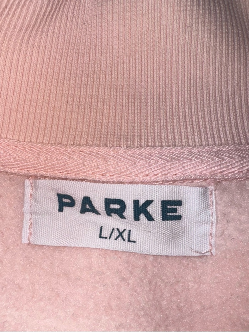 PARKE fleece Heart Varsity Mockneck - Picture 4 of 5